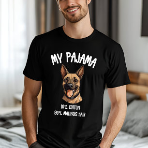 Funny Belgisch Malinois Pajama Dog Lover T-Shirt