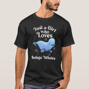 Funny Beluga Whale Geschenk für Mädchen Kinder Coo T-Shirt