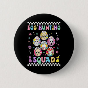 Funny bereitet sich auf Groovy Dye Horror Ei Jagd Button