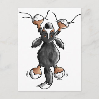 Funny Bernese Mountain Dog Card Postkarte