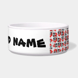 Funny Bernese Mountain Name Weihnachtsmuster Napf