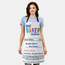 Funny Best Baker Koch All-Over Print Schürze