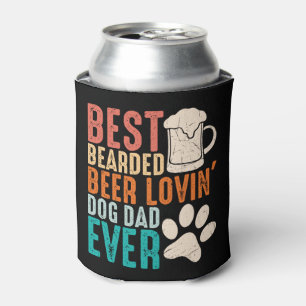 Funny Best Bartded Love Hunde Vater Dosenkühler