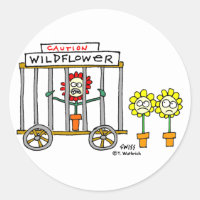 Funny Best Buds Wildblume Cartoon