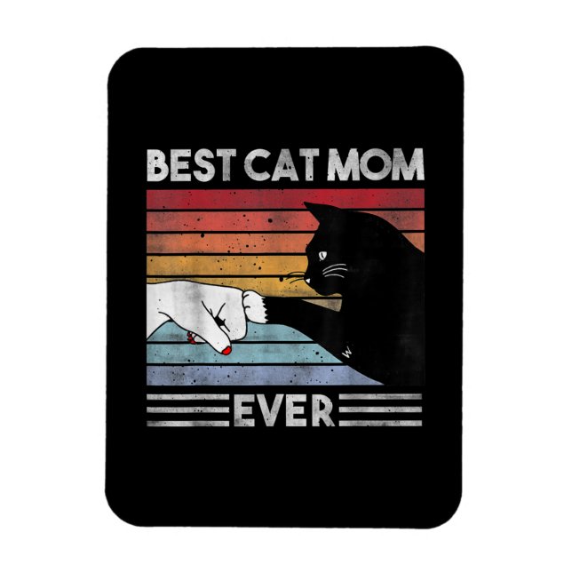Funny Best Cat Mama jemals | Cat Mama Gift Magnet (Vertikal)