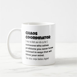 Funny Best Chaos-Koordinator - Definition Kaffeetasse
