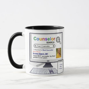 Funny Best Counselor Search Ergebnis mit Foto Tasse