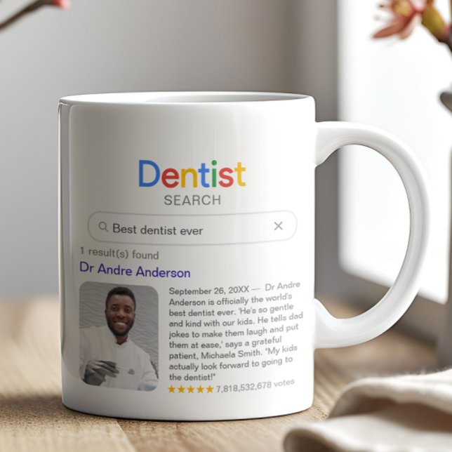 Funny Best Dentist Ever Search Results With Photo Kaffeetasse (Von Creator hochgeladen)
