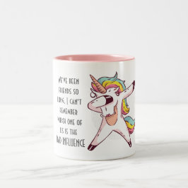 Funny Best Friend BAD EINFLUSS Einiges Klettern Zweifarbige Tasse