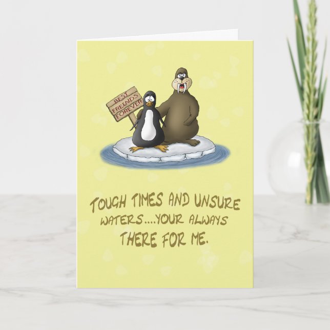 Funny Best Friends Forever Cards: A Drift Karte (Vorderseite)