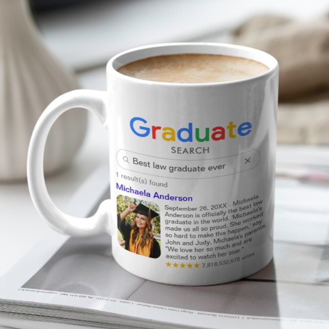 Funny Best Graduate Ever Suchergebnis mit Foto Kaffeetasse (Von Creator hochgeladen)