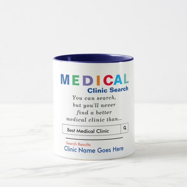 Funny Best Medical Clinic Tasse (Zentrum)