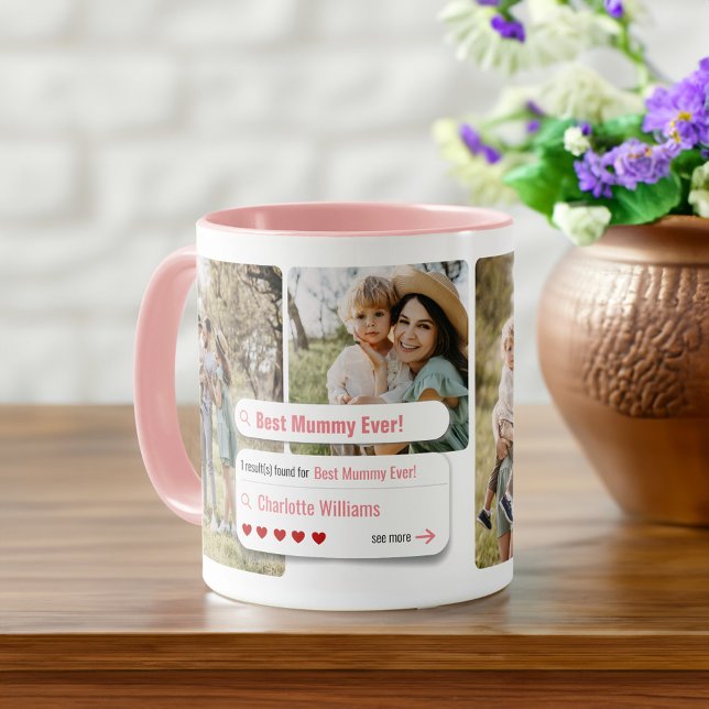 Funny Best Mummy Ever Foto Search Motor Results Tasse (Funny Best Mommy Ever Photo Search Engine Results Mug)