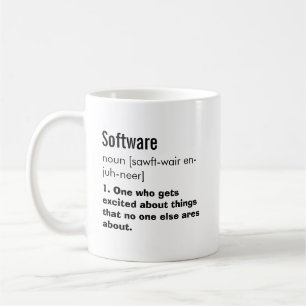 Funny Best Software Engineer - Design-Geschenk Kaffeetasse
