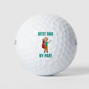 Funny Best Vater Par Golfball