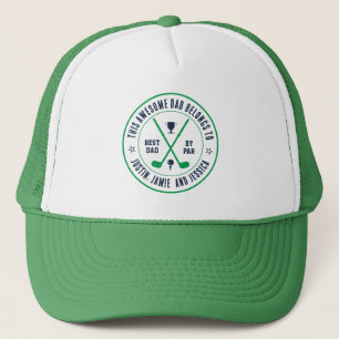 Funny Best Vater Par Individuelle Name Golf Club L Truckerkappe
