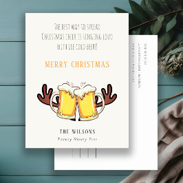 Funny Best Way zu verbreiten Weihnachtsmann Rein B Feiertagspostkarte