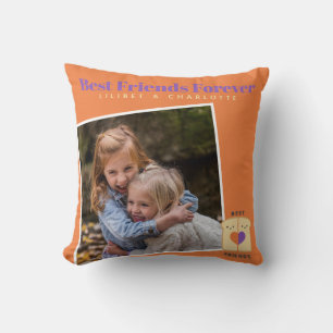 Funny BESTE FREUNDIN FOTO COLLAGE Geschenk Peanutb Kissen