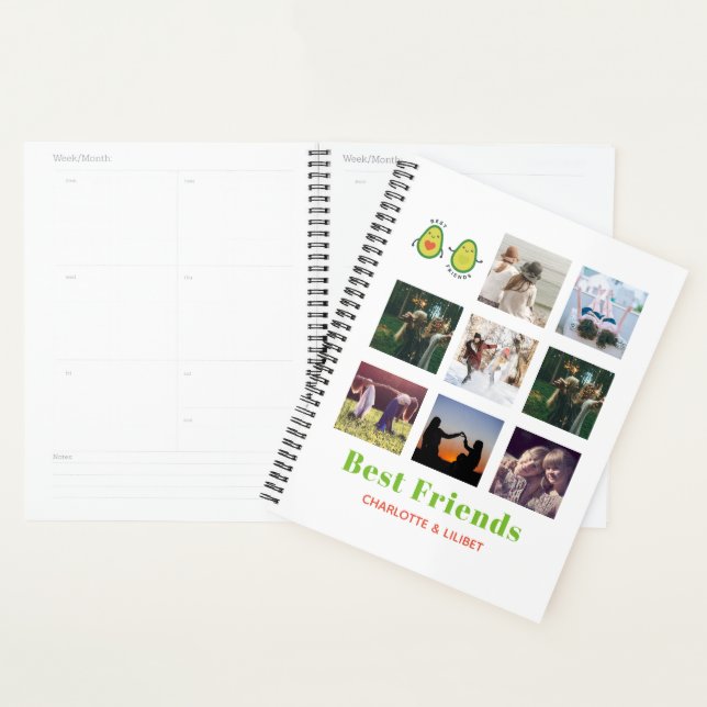 Funny BESTE FREUNDIN FOTO COLLAGE Geschenk Persona Planer (Anzeige)