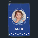 Funny Bester VATER jemals Personalisiert Golfer Golfhandtuch<br><div class="desc">Bester Vater je... Nicht so der beste Golfer je! Okay, geben Sie dem Kind nicht die Schuld, wenn Ihr Golfspiel nicht auf dem Niveau ist, zumindest sind Sie der beste Vater aller Zeiten! Überraschen Sie den Vater und Golf Lover mit diesen niedlichen, maßgeschneiderten Foto-Handtüchern und passendem Golf-Accessoire. Nun kann er...</div>