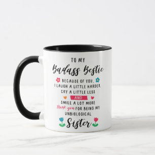 Funny Bestie Best Friend Sister Friendship Tasse