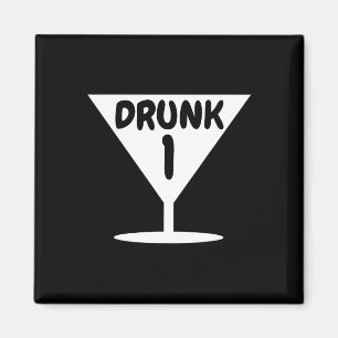 Funny Betrunken 1 Party Halloween Kostüm Magnet