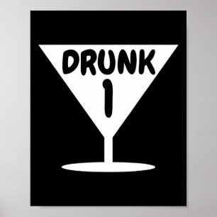 Funny Betrunken 1 Party Halloween Kostüm Poster