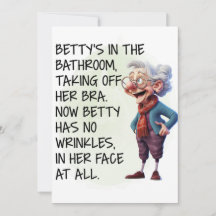 Funny Betty's im Badezimmer