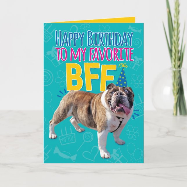 Funny BFF Anniversaire Carte à Burning, Farting Am (Devant)