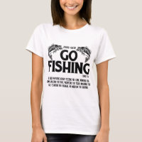 Funny Bible Sprichwort, Jesus sagte Go Fischen Luk