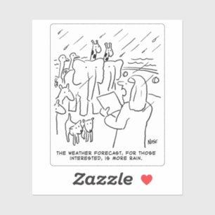 Funny Bible Study oder Biblical Story of Noah's Ar Aufkleber