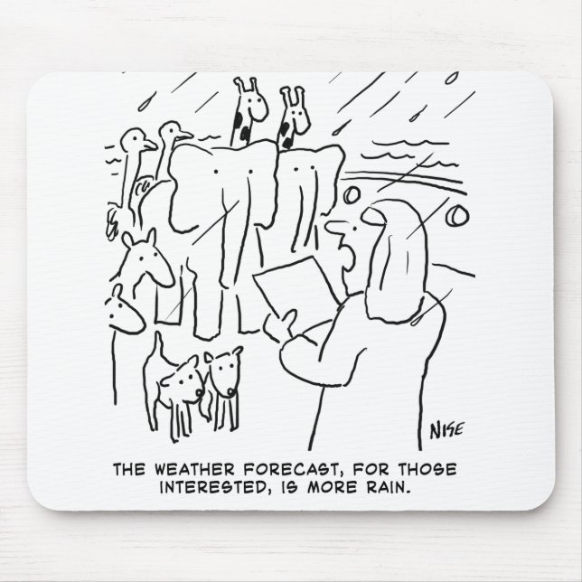 Funny Bible Study oder Biblical Story of Noah's Ar Mousepad (Vorne)