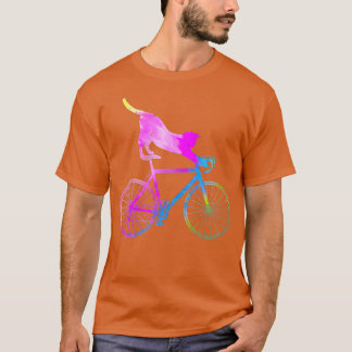 Funny Bicycle Cat Cyclist T-Shirt