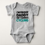 Funny Bicycle Jersey Bodysuit für Baby Baby Strampler<br><div class="desc">Erwartest du einen kleinen Außenseiter, der mit Papa Liebe fahren wird?! Was für ein perfektes Shirt! Dieses Fahrrad-Shirt wird von White Buffalo Outdoors hergestellt." Meine Mission ist es, die Lebensweise im Freien zu fördern, wobei der Schwerpunkt auf der Jagd, dem Fischfang und dem Fallen liegt. Vergessen Sie nicht, unsere vollständige...</div>
