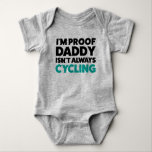 Funny Bicycle Jersey Bodysuit für Baby Baby Strampler<br><div class="desc">Erwartest du einen kleinen Außenseiter, der mit Papa Liebe fahren wird?! Was für ein perfektes Shirt! Dieses Fahrrad-Shirt wird von White Buffalo Outdoors hergestellt." Meine Mission ist es, die Lebensweise im Freien zu fördern, wobei der Schwerpunkt auf der Jagd, dem Fischfang und dem Fallen liegt. Vergessen Sie nicht, unsere vollständige...</div>