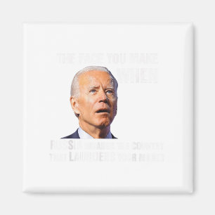 Funny Biden das Gesicht, das man macht, wenn Russl Magnet