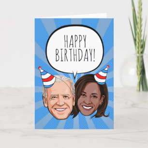 Funny Biden Harris Carte d'anniversaire
