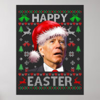 Funny Biden Konfused Happy Oaster Ugly Christmas T