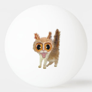Funny Big Eye d Kitty Cat Tischtennisball