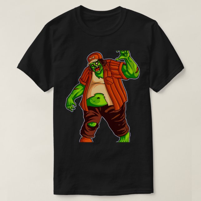 Funny Big Fat Zombie Walker mit zeichn Best T-Shirt (Design vorne)