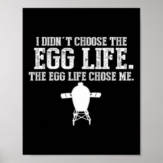 Funny Big Green Grillen Pit Egg Smoker Pitmaster G Poster