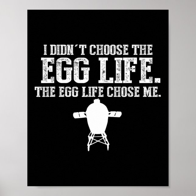 Funny Big Green Grillen Pit Egg Smoker Pitmaster G Poster (Vorne)