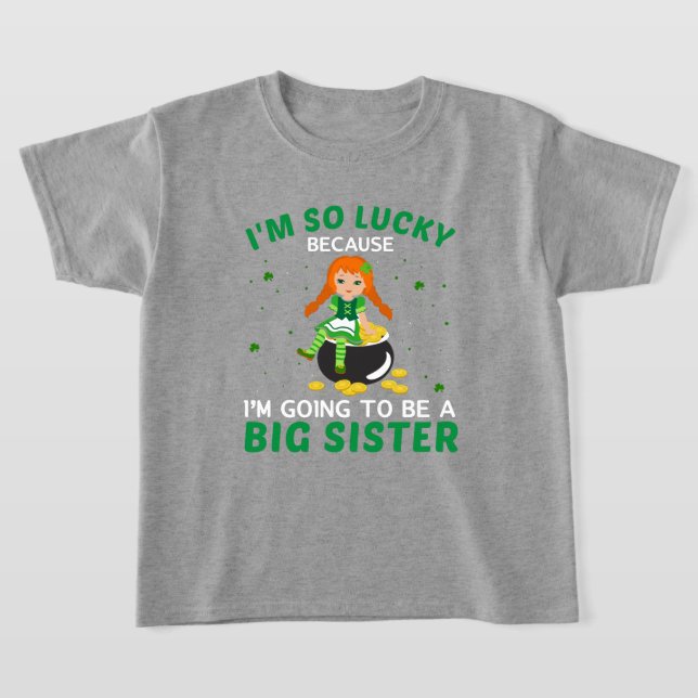 Funny big Sister word art T-Shirt (Ablage )