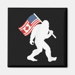 Funny Bigfoot Canada The 51 Staat Trump Canada U.S Magnet