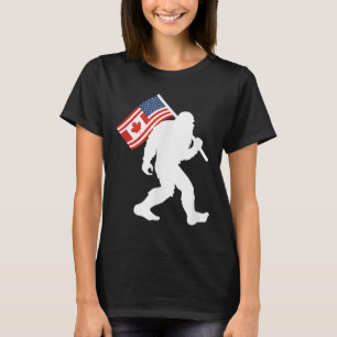 Funny Bigfoot Canada The 51 Staat Trump Canada U.S T-Shirt