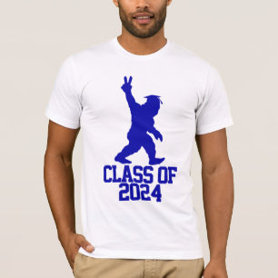 Funny Bigfoot Class von 2024 - Abschluss 2024 T-Shirt