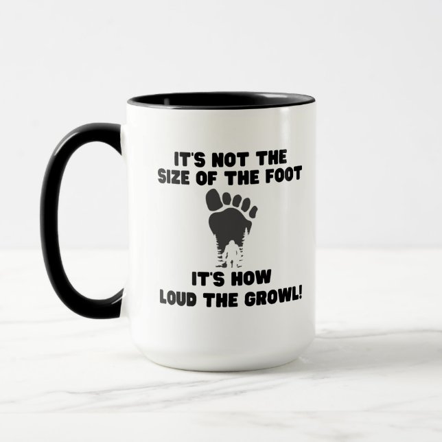 Funny Bigfoot Coffee Tasse für Sasquatch glaubver (Links)