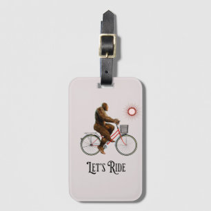 Funny Bigfoot Cycling, Lass's Ride Gepäckanhänger