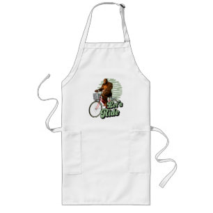 Funny Bigfoot Cycling, Lass's Ride Lange Schürze
