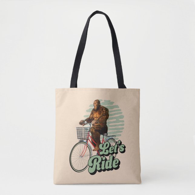 Funny Bigfoot Cycling, Lass's Ride Tasche (Vorderseite)